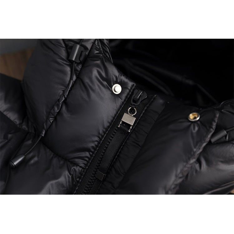 Women's Long Puffer Coat with Hood and Water-Resistant Shell Quilted Winter Jacket - Image 12