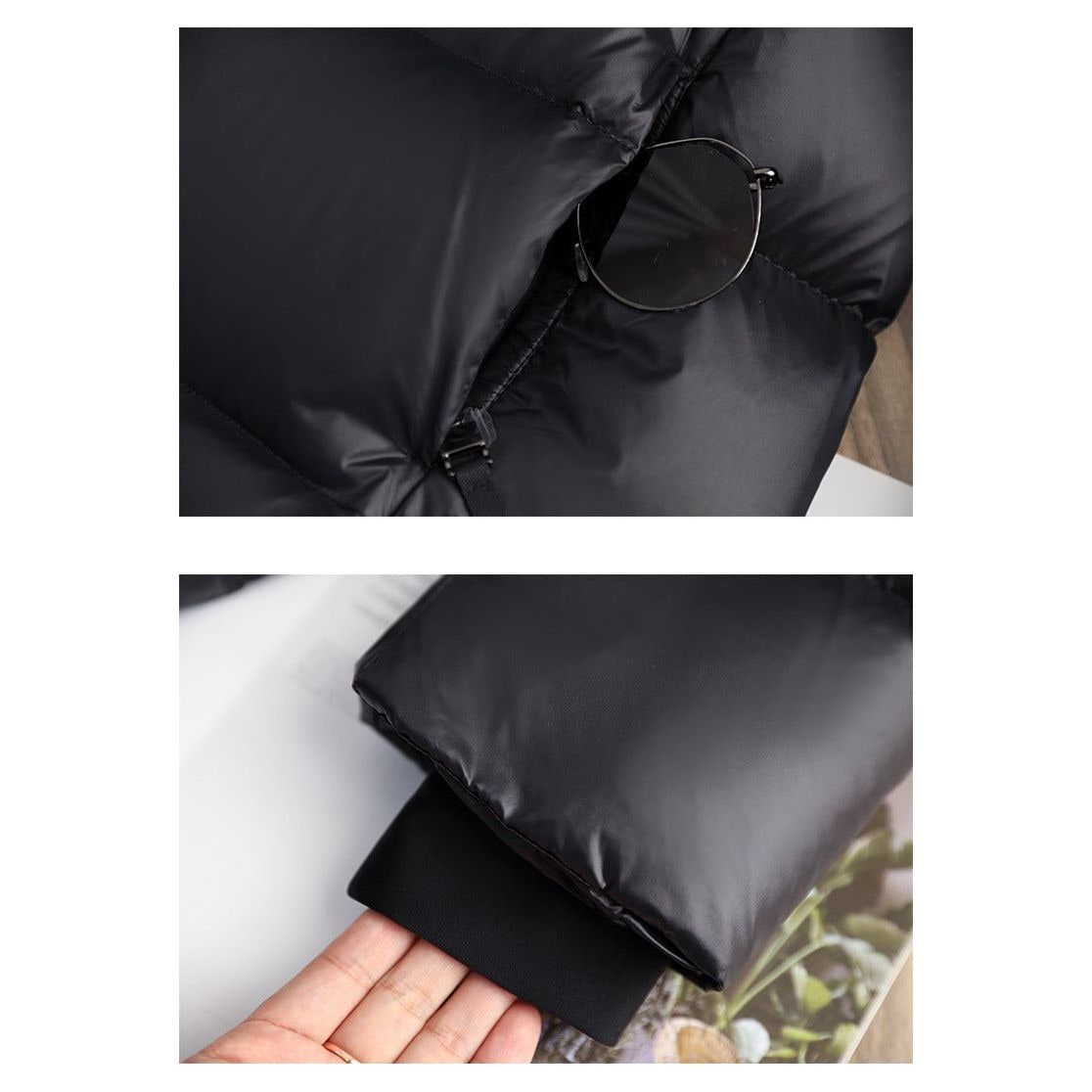 Women's Long Puffer Coat with Hood and Water-Resistant Shell Quilted Winter Jacket - Image 14