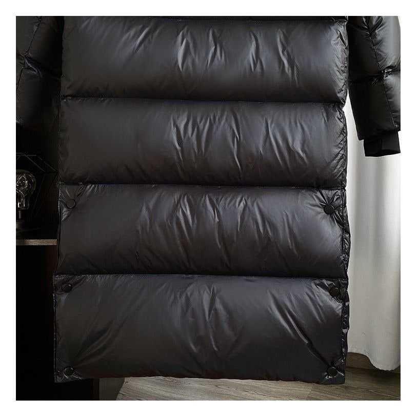 Women's Long Puffer Coat with Hood and Water-Resistant Shell Quilted Winter Jacket - Image 4