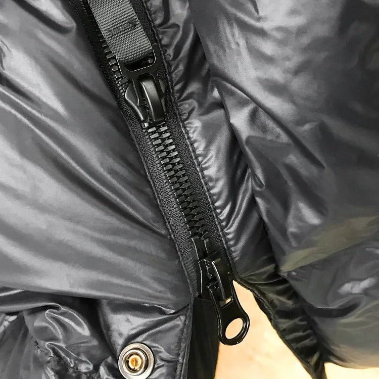 Women's Long Puffer Coat with Hood and Water-Resistant Shell Quilted Winter Jacket - Image 9
