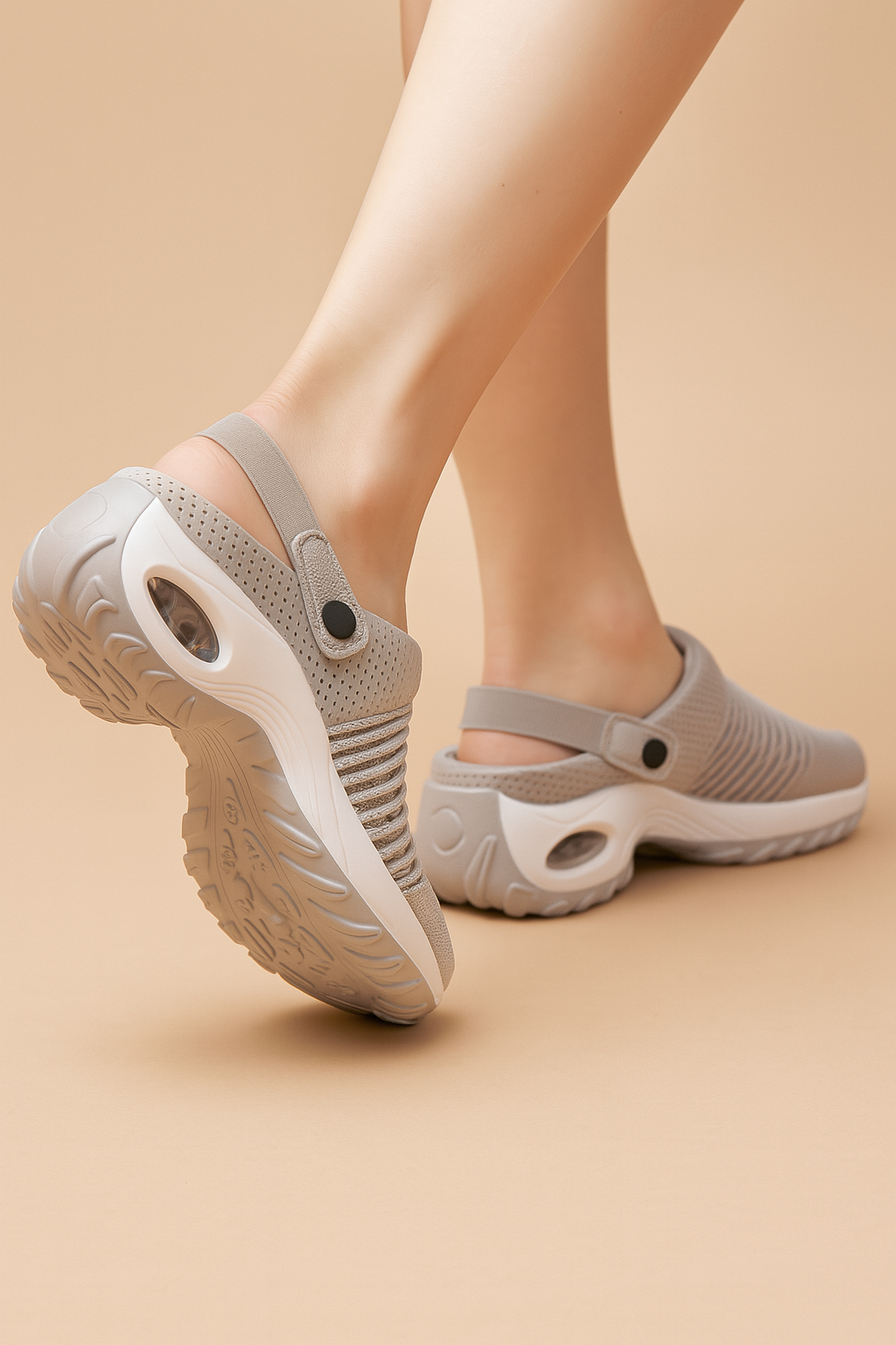 Women's Mesh Clogs with Breathable Slip on Design and Adjustable Heel Strap - Image 1