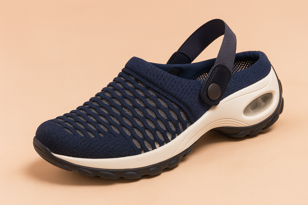 Women's Mesh Clogs with Breathable Slip on Design and Adjustable Heel Strap - Image 3