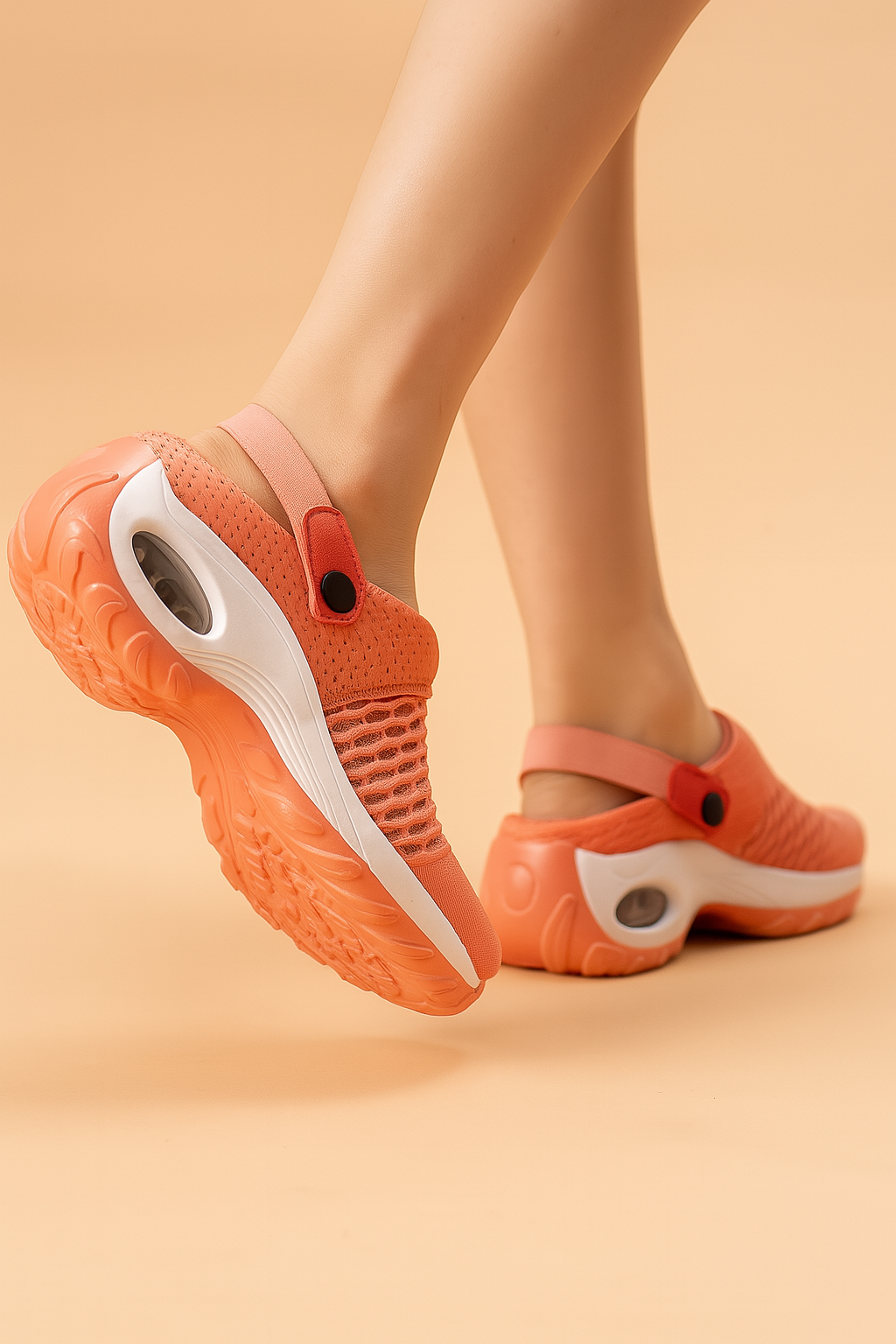 Women's Mesh Clogs with Breathable Slip on Design and Adjustable Heel Strap - Image 5