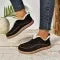 Women's Slipper Booties with Fleece Lining Sherpa Collar and Arch Support - Image 5