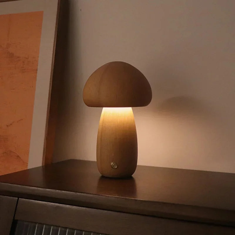 Grzybkowa Lampka Nocna Dotykowa Lampka Nocna