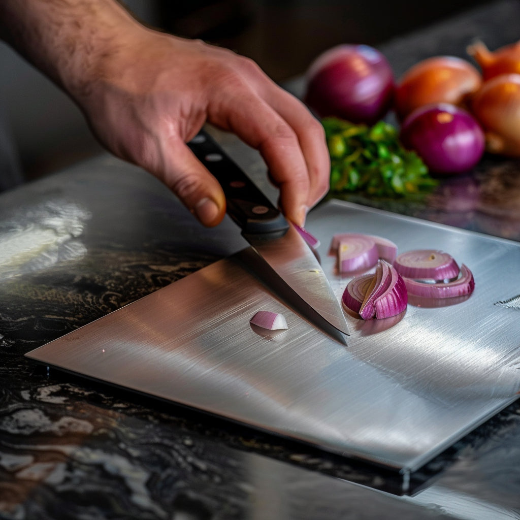 Non-slip cutting board durable surface