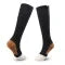 Zipper Compression Socks with Open Toe and Knee High Length for Travel - Image 15