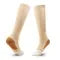 Zipper Compression Socks with Open Toe and Knee High Length for Travel - Image 16